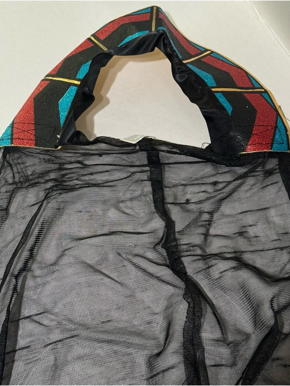 Amscan Dark Cleopatra Costume Girls 12-14 #451 Black 3 Pc Cape Headpiece